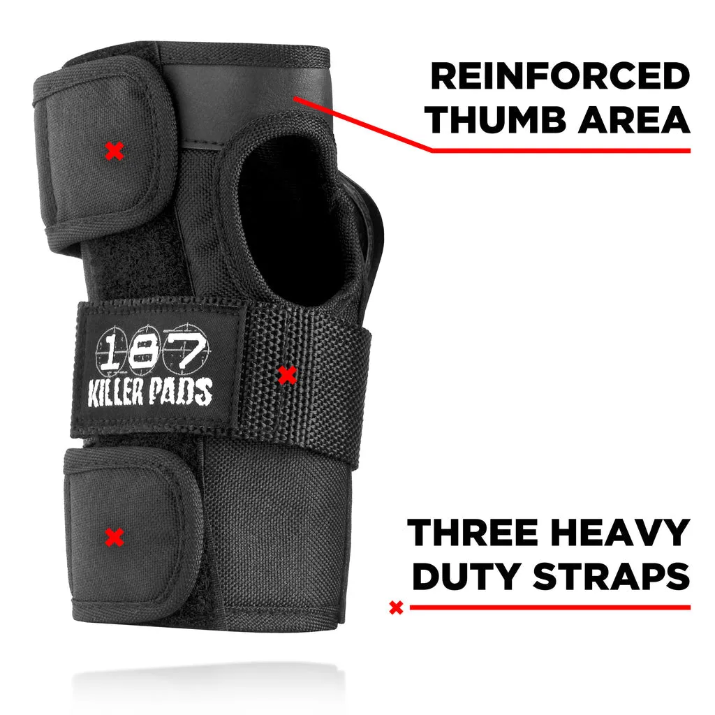 187 Wrist Guards - Black