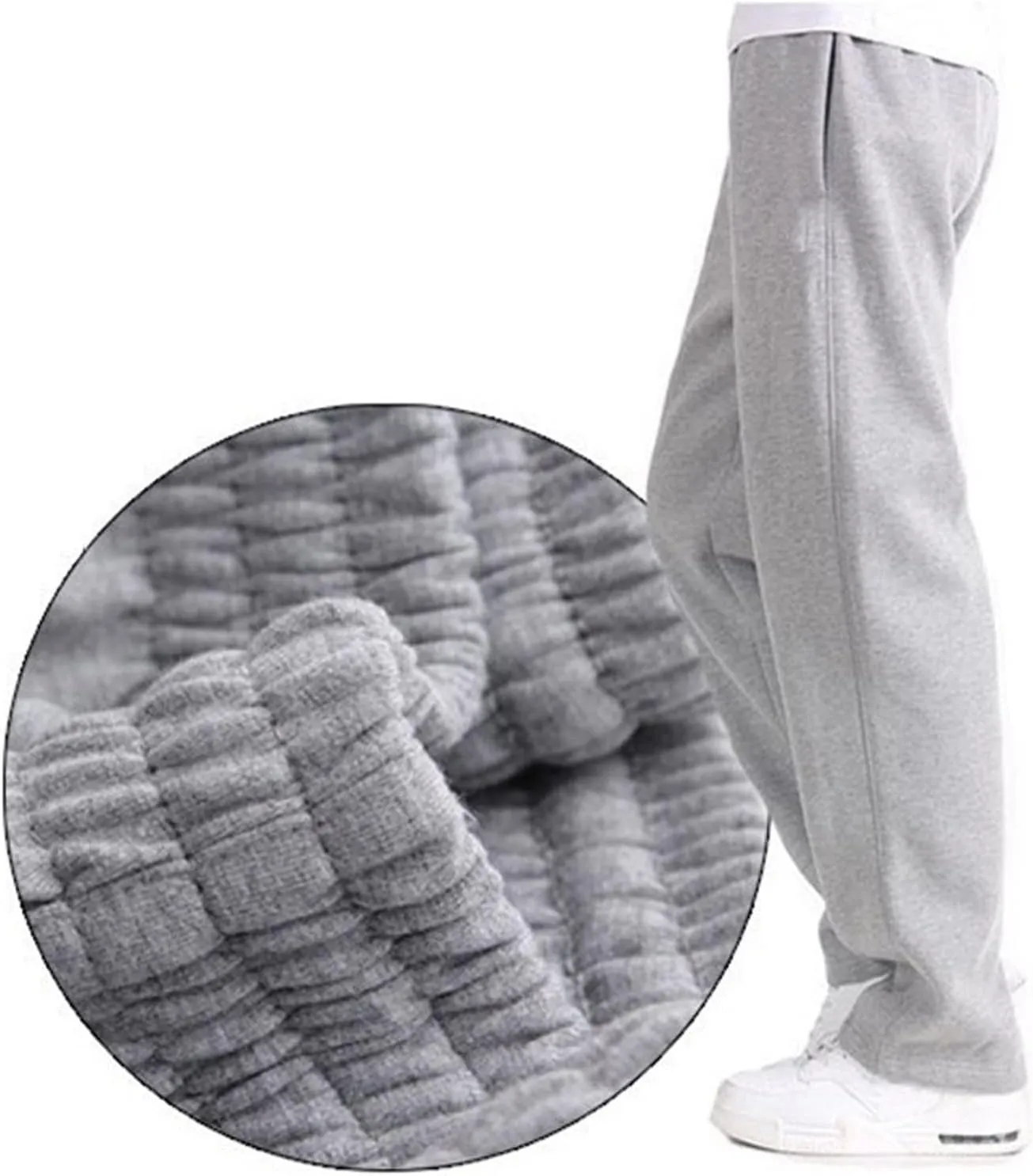 2023 Mens Corduroy Hiking Pants Plus Size Harem Sweatpants Stylish Work Sports Loose Outdoor Trousers Jogger with Pockets