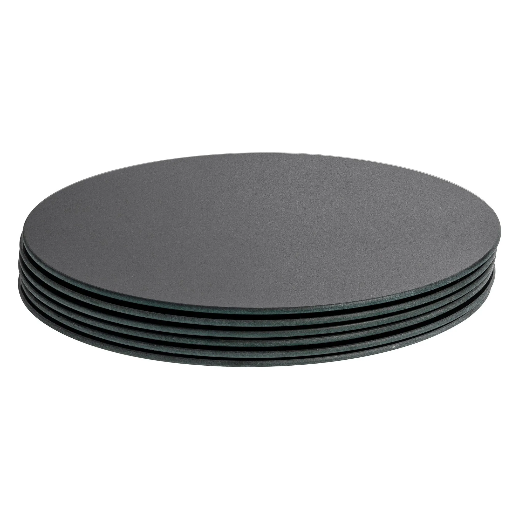 30cm Round Glass Placemats - Pack of Six - By Harbour Housewares