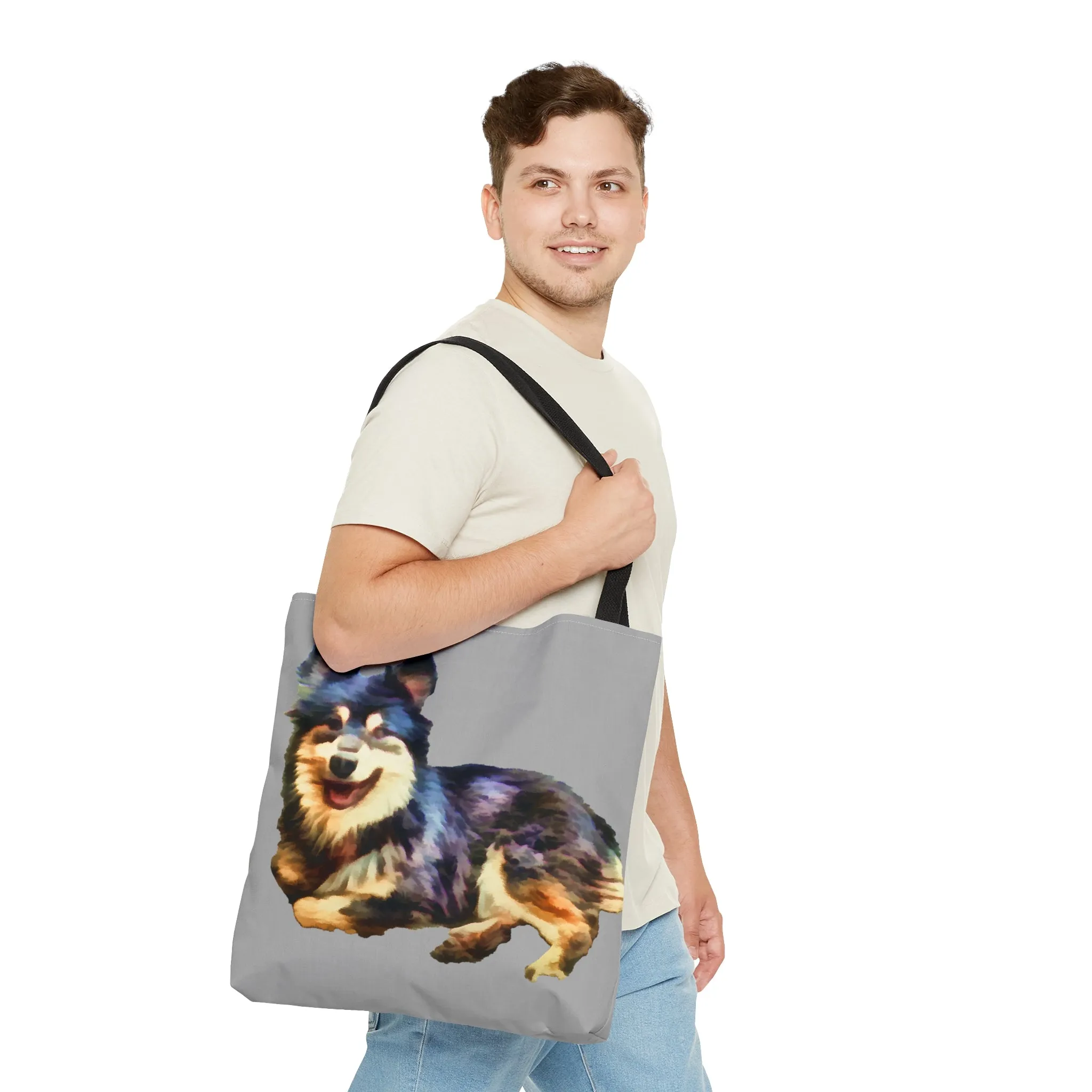 All-Over Print Finnish Lapphund -  -  Tote Bag