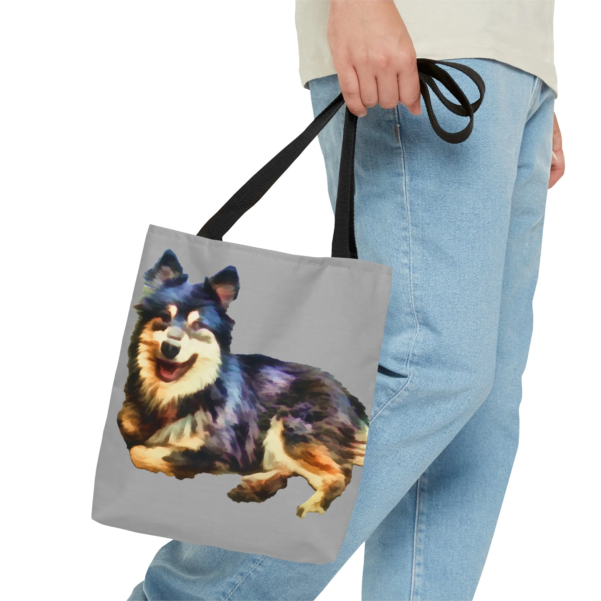 All-Over Print Finnish Lapphund -  -  Tote Bag