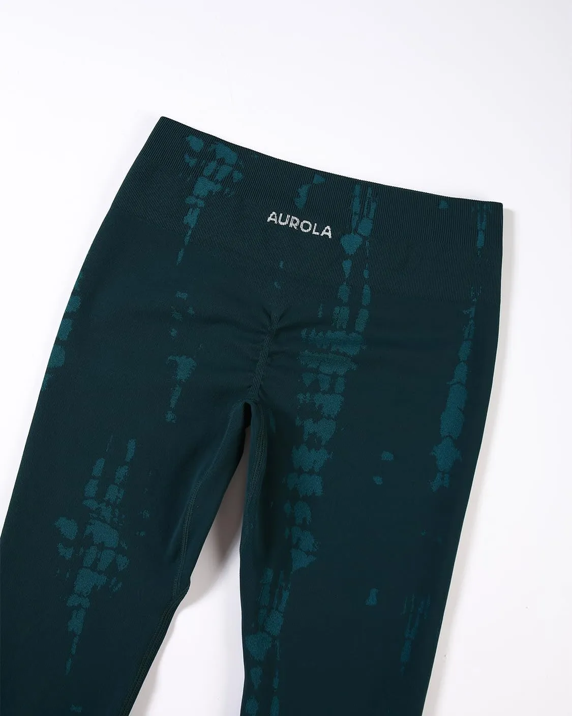 AUROLA Serpent Snake Seamless Scrunch Workout Leggings for Women,Girls Squat Proof Ribbed Thick Active Gym Pants