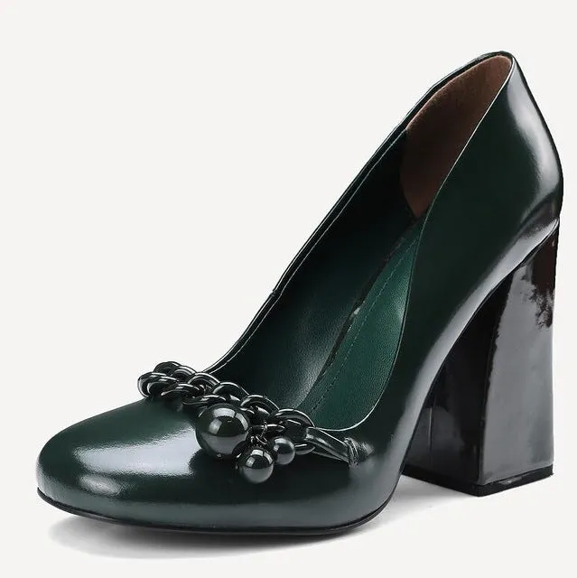 autumn genuine leather slip on fashion shoes