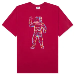 BB Astro Floral S/S Tee - Rumba Red