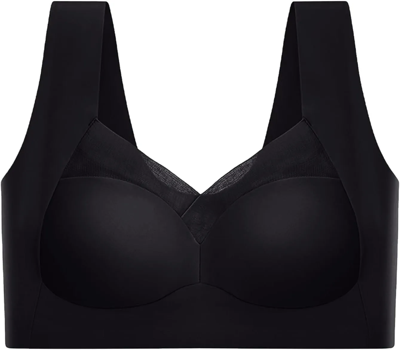 Bras for Older Women No Underwire Full Coverage Everyday Bra Plus Size Support Push Up Bra Soft Bralettes for Seniors