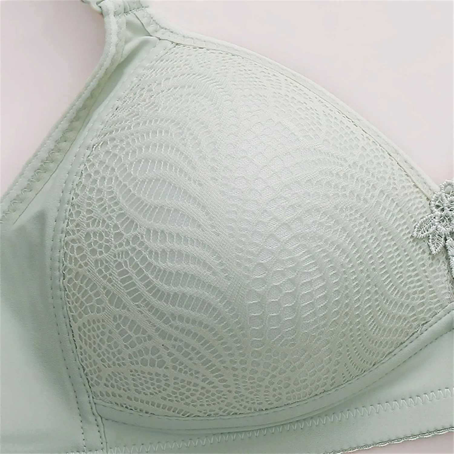 Bras for Women Full Coverage Underwire Plus Size Without Ring Everyday Sports Adjustable Shoulder Strap Underwear