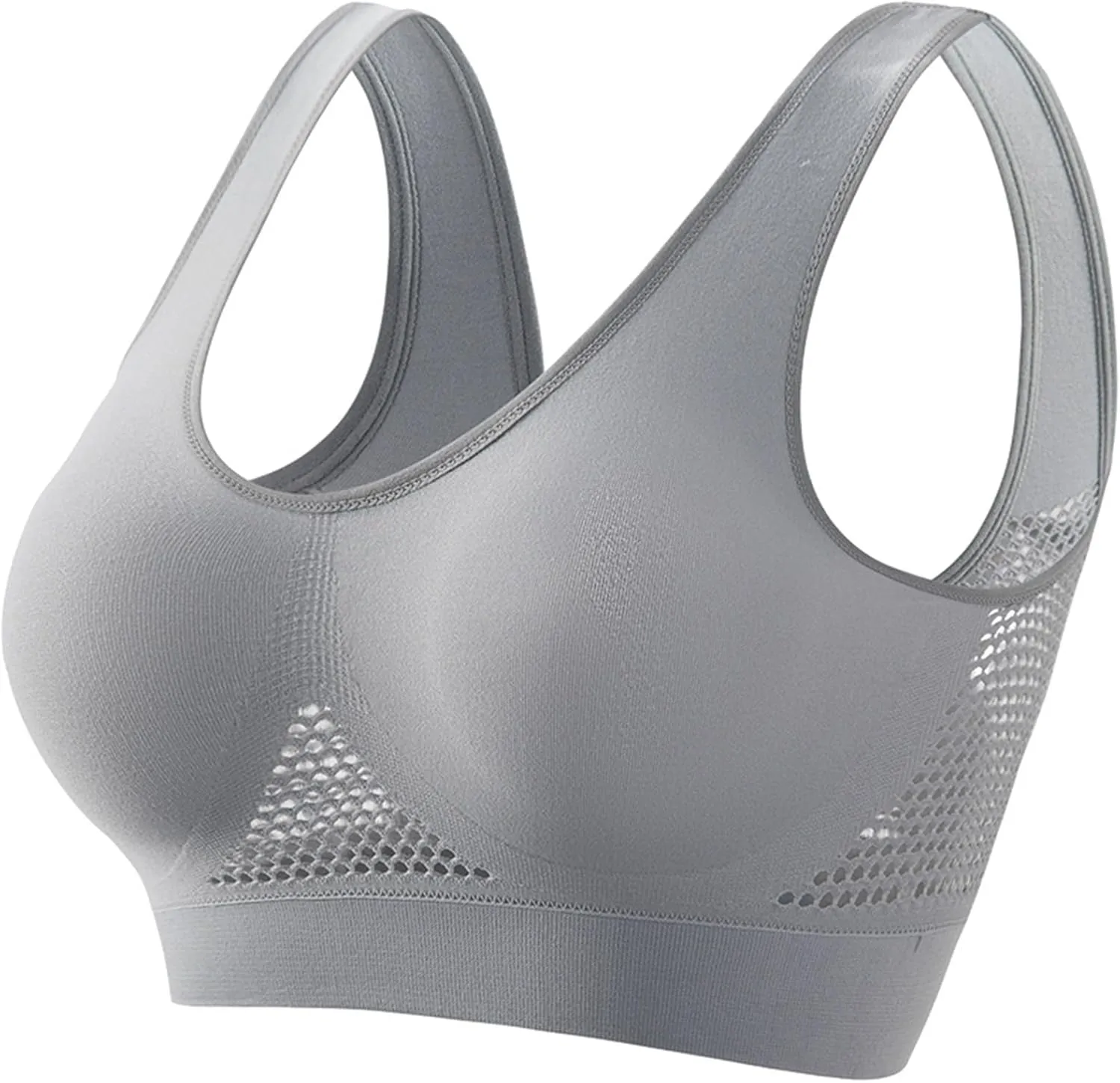 Breathable Cool Liftup Air Bra,2025 Seamless Wireless Plus Size Lingerie Women, Sports Bras Underwear