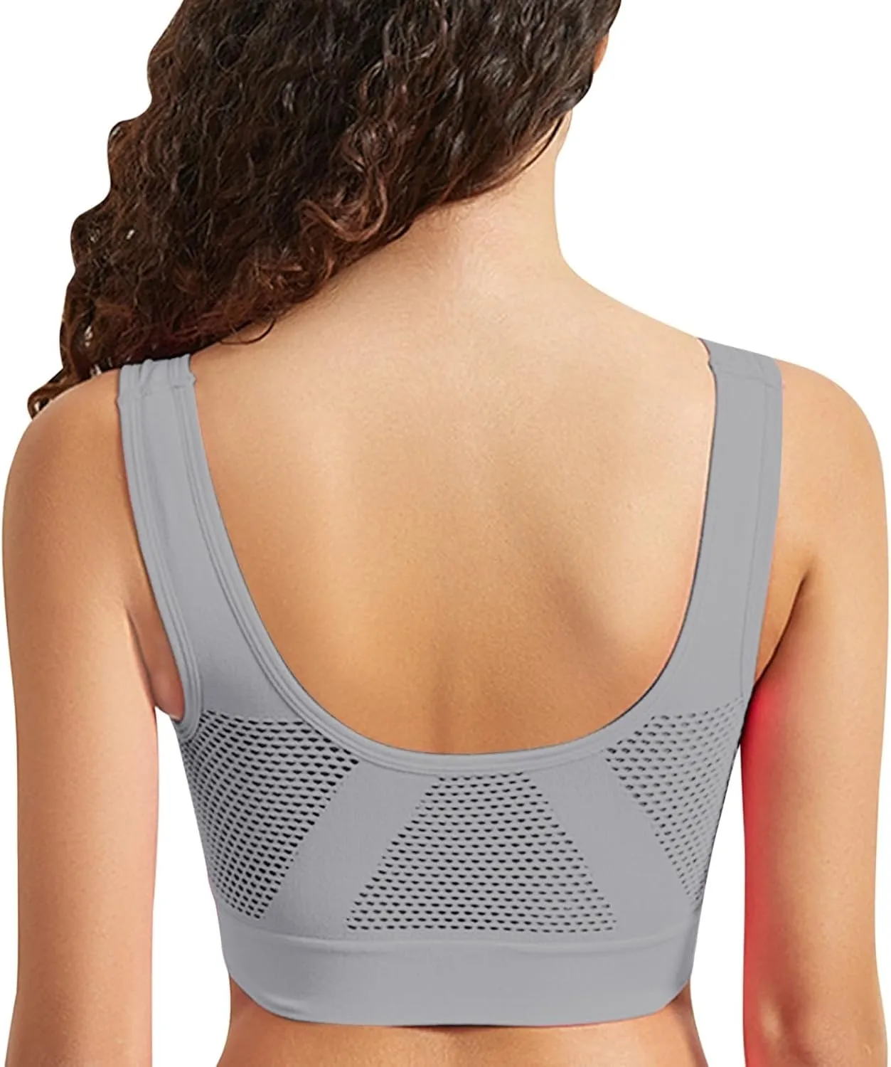 Breathable Cool Liftup Air Bra,2025 Seamless Wireless Plus Size Lingerie Women, Sports Bras Underwear