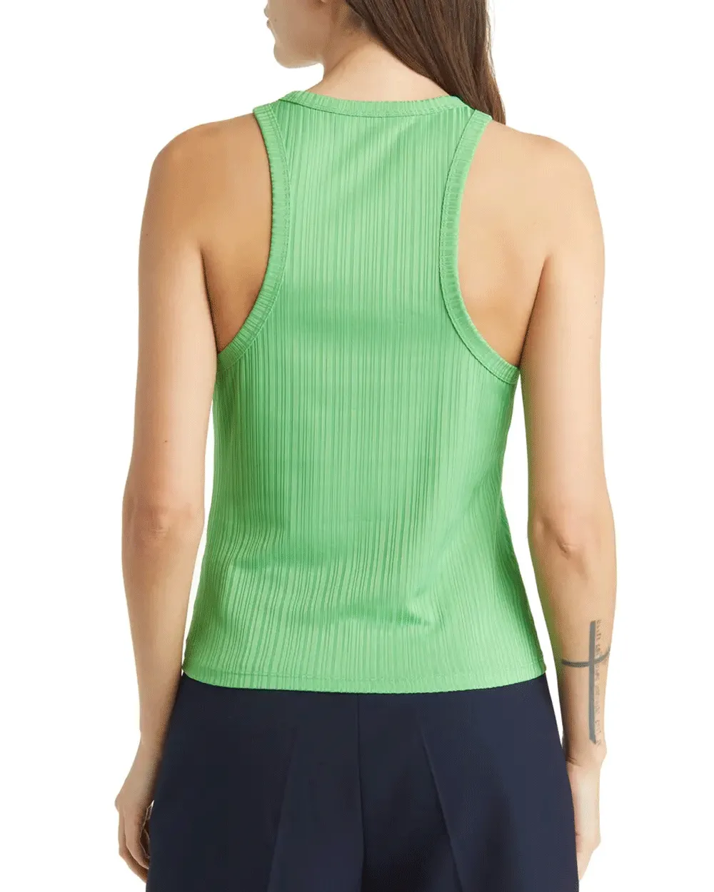 Bright Peridot Racer Tank