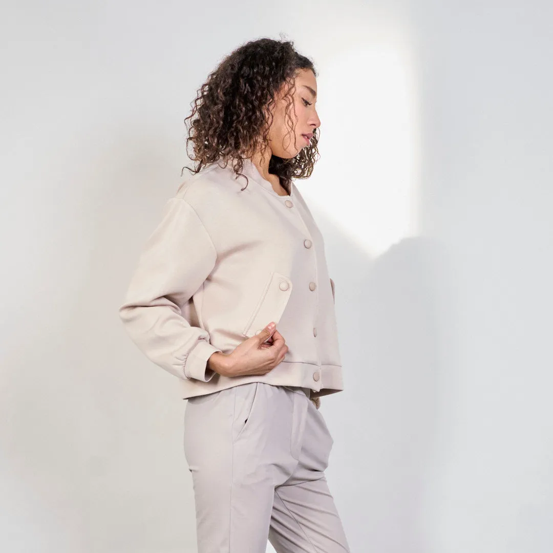 Button-up bomber jacket wholesale