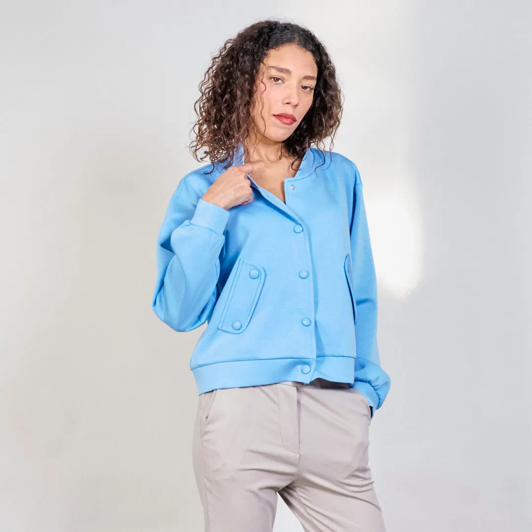 Button-up bomber jacket wholesale