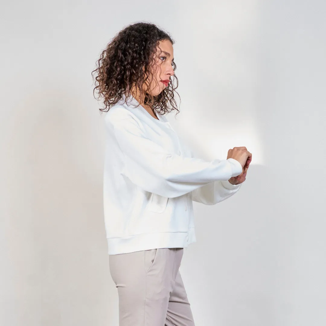 Button-up bomber jacket wholesale