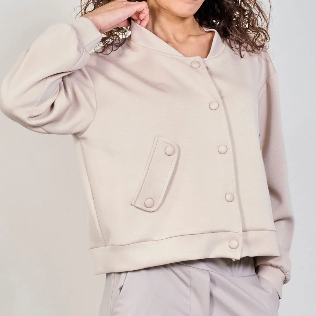 Button-up bomber jacket wholesale