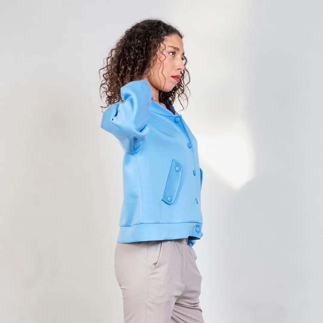 Button-up bomber jacket wholesale