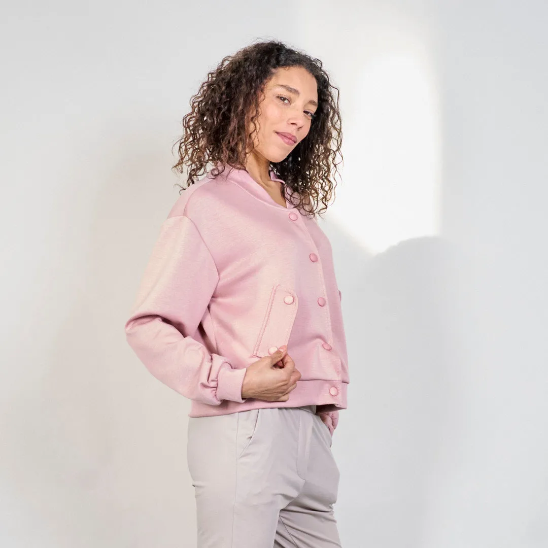 Button-up bomber jacket wholesale