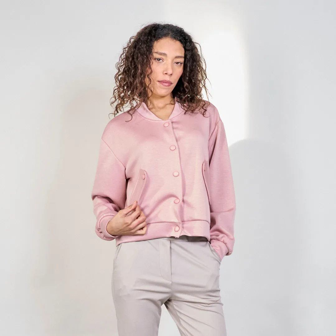 Button-up bomber jacket wholesale