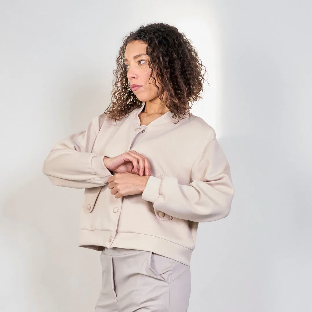Button-up bomber jacket wholesale