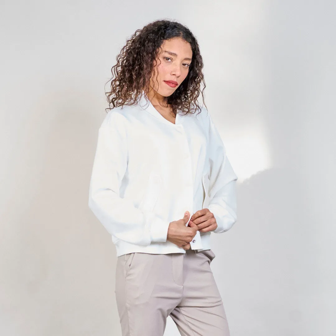 Button-up bomber jacket wholesale