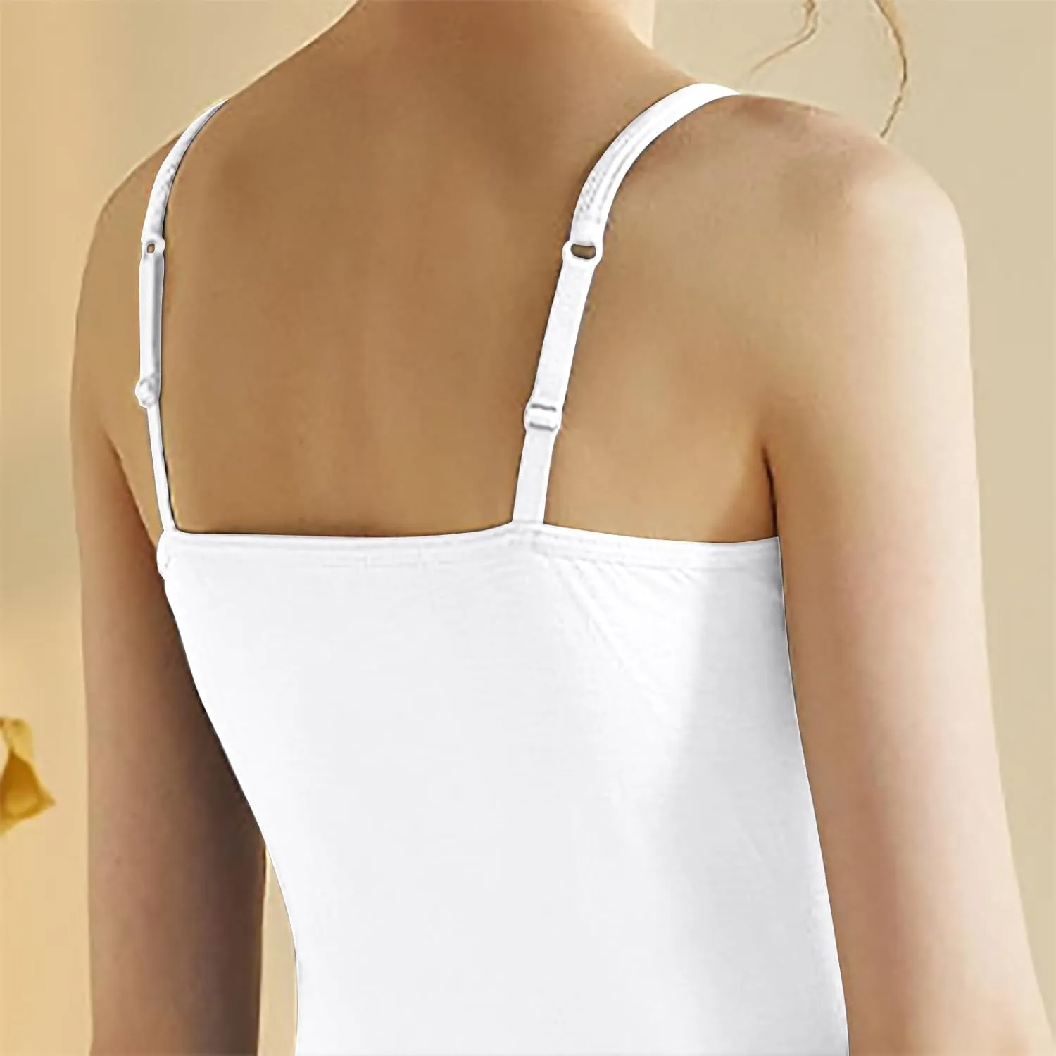 Camisole Tops for Women Built in Bra Adjustable Spaghetti Strap Workout Yoga Shirts Basic Shelf Bra Tank Tops
