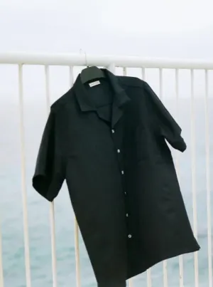 Camp Collar Shirt - Navy