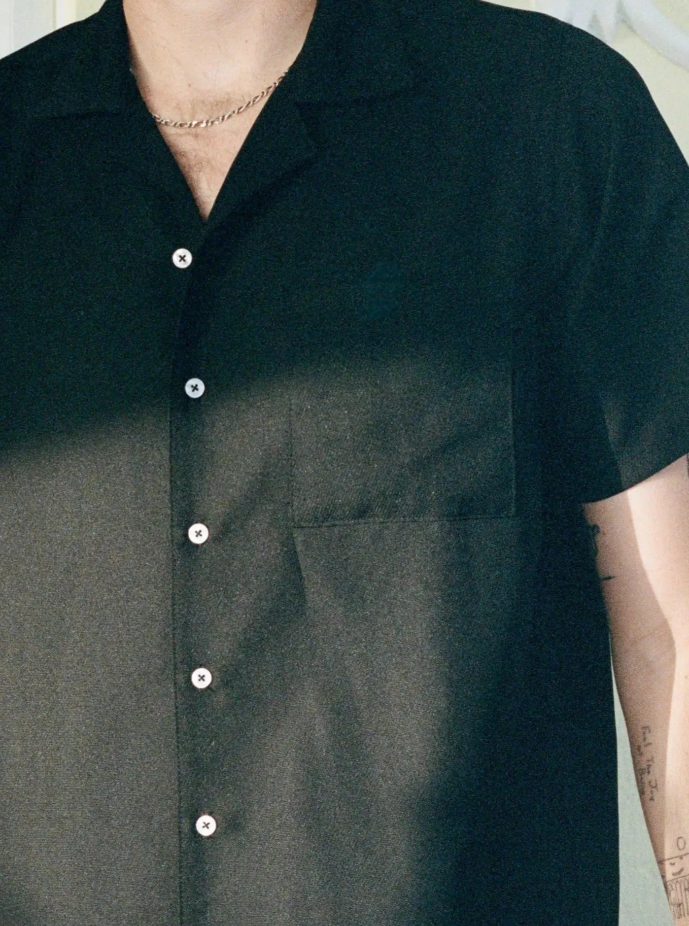 Camp Collar Shirt - Navy