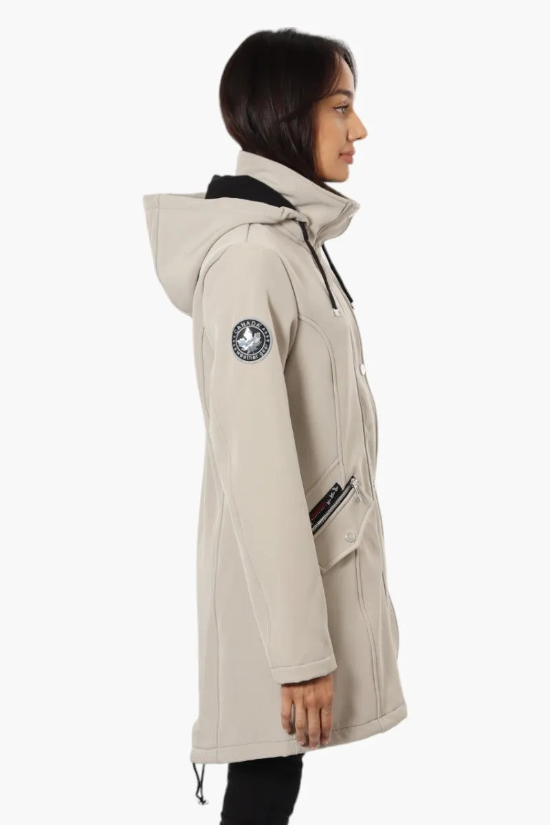 Canada Weather Gear Hooded Lightweight Jacket - Taupe