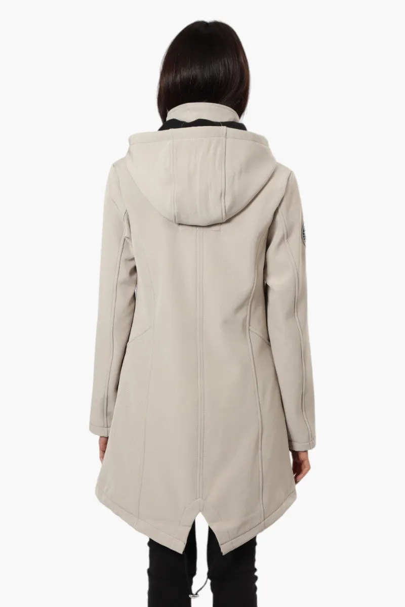 Canada Weather Gear Hooded Lightweight Jacket - Taupe