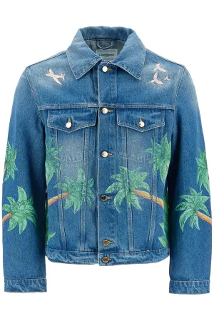 CASABLANCA denim tennis club jacket