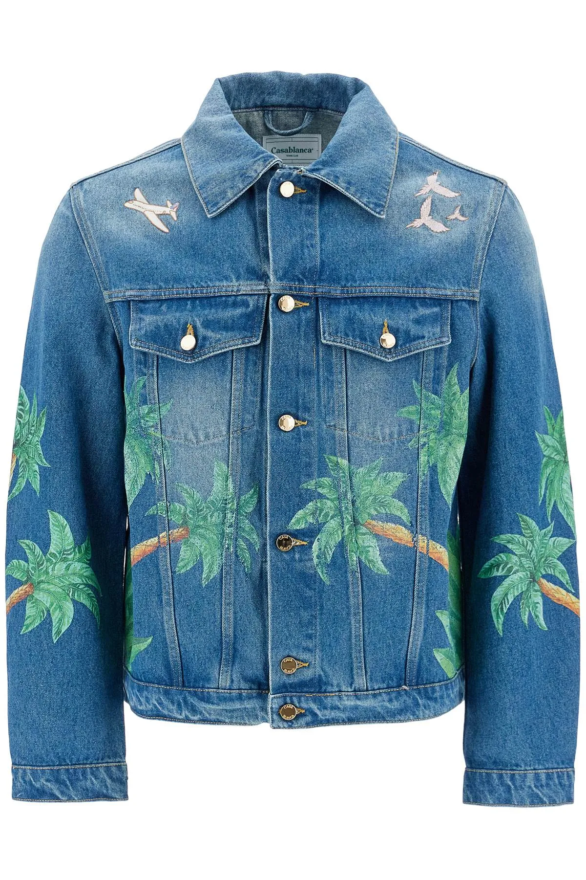 CASABLANCA denim tennis club jacket
