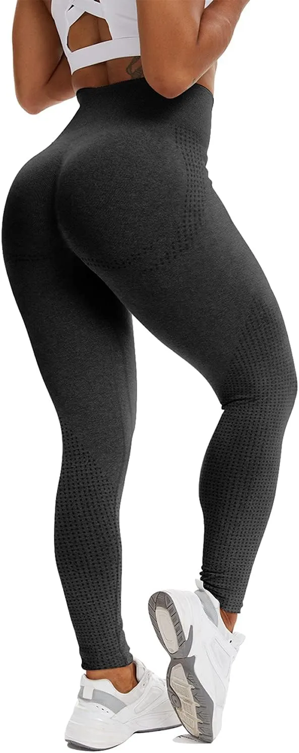 CFR Women's High Waist Workout Seamless Scrunch Booty Leggings Butt Lift Gym Fitness Girl Sport Active Yoga Pants