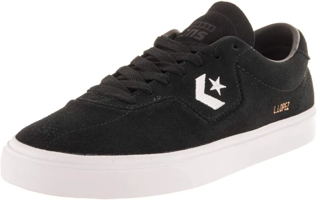 Converse Unisex Louie Lopez Pro Ox Black/Black/Wht Skate Shoe 8 Men US / 9.5 Women US