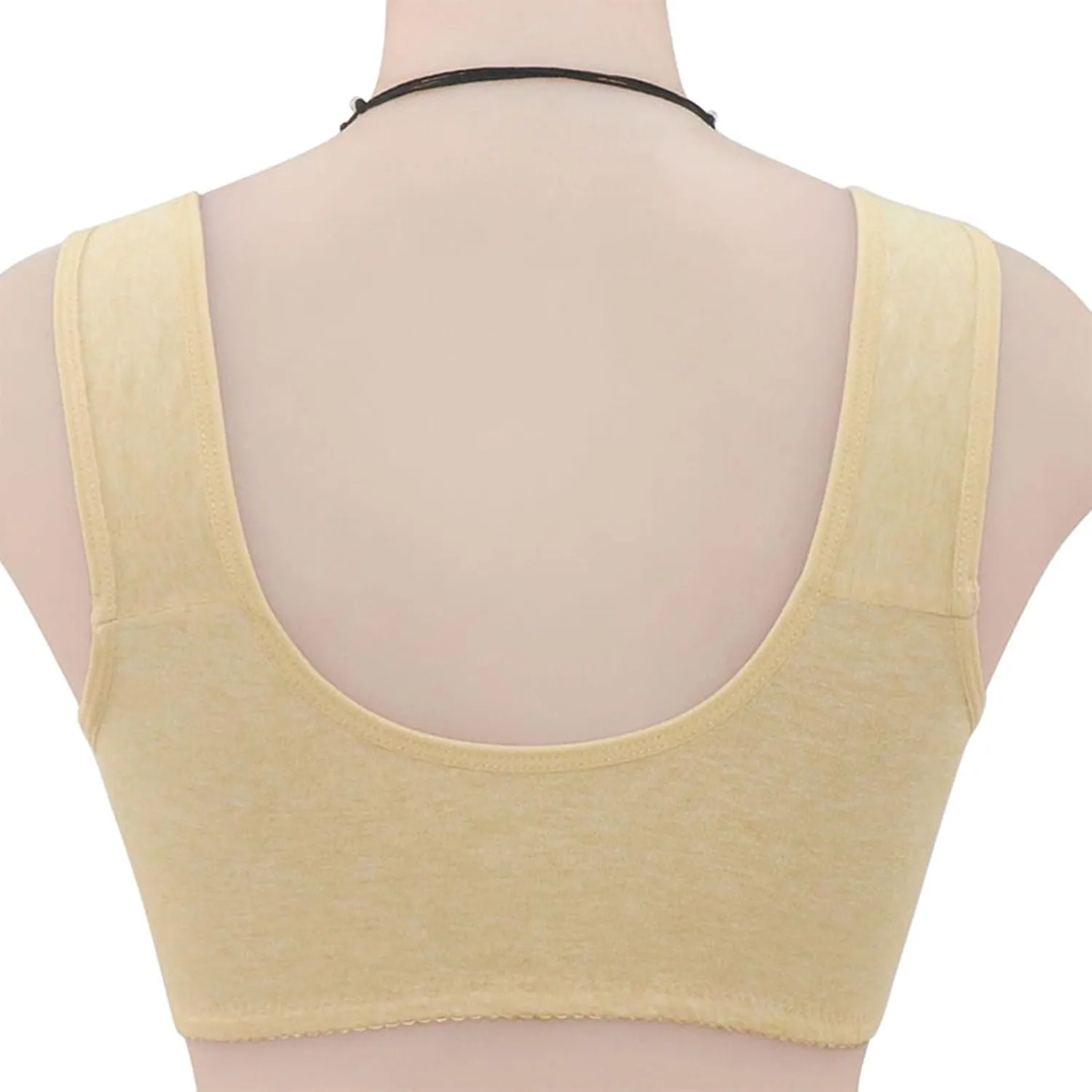 Daisy Bras for Older Women Front Closure Push up Bra No Underwire Senior Bra with Snaps 2025 Upgraded Breathable Cotton Bras