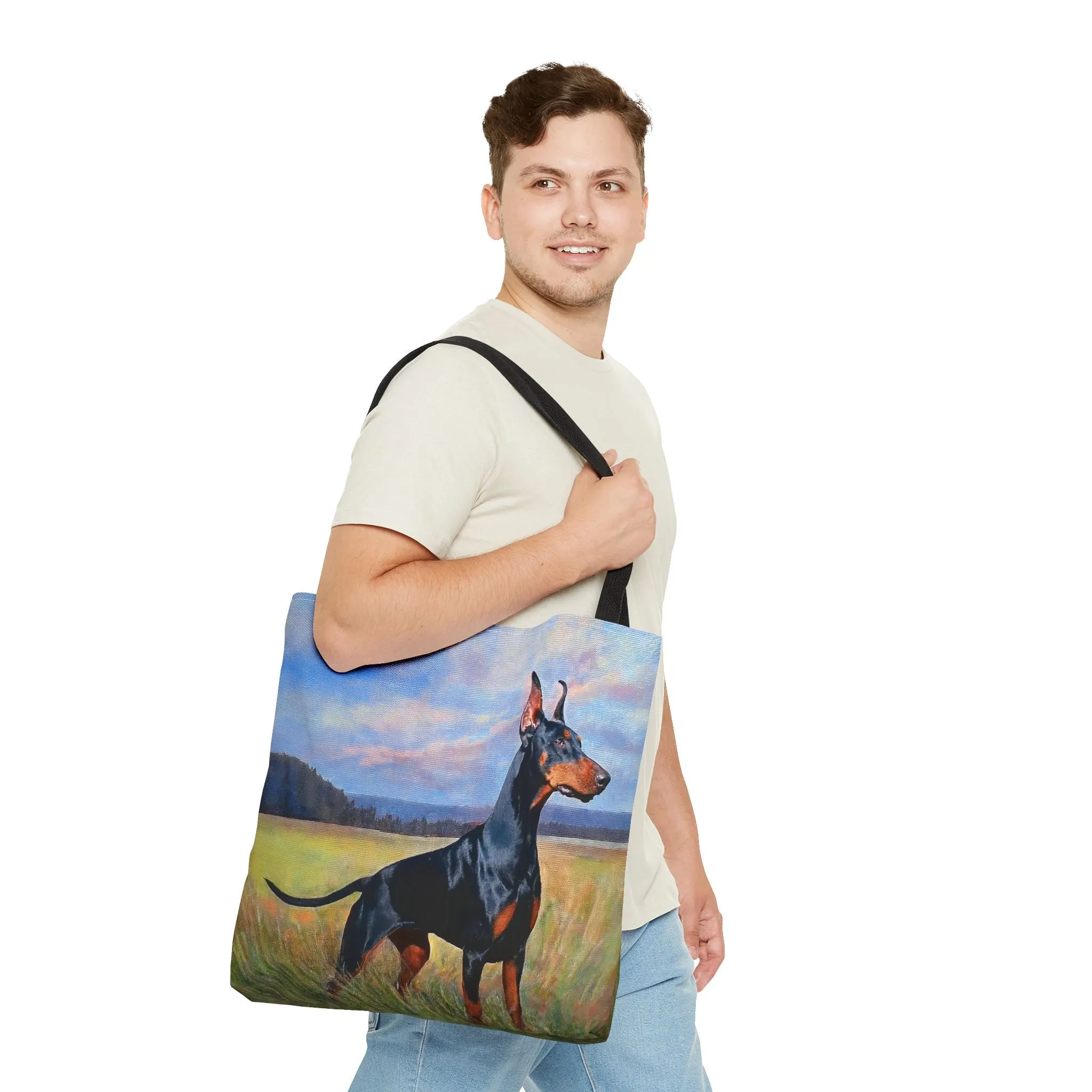 Doberman Pinscher #1  --  Polyester Tote Bag (AOP)
