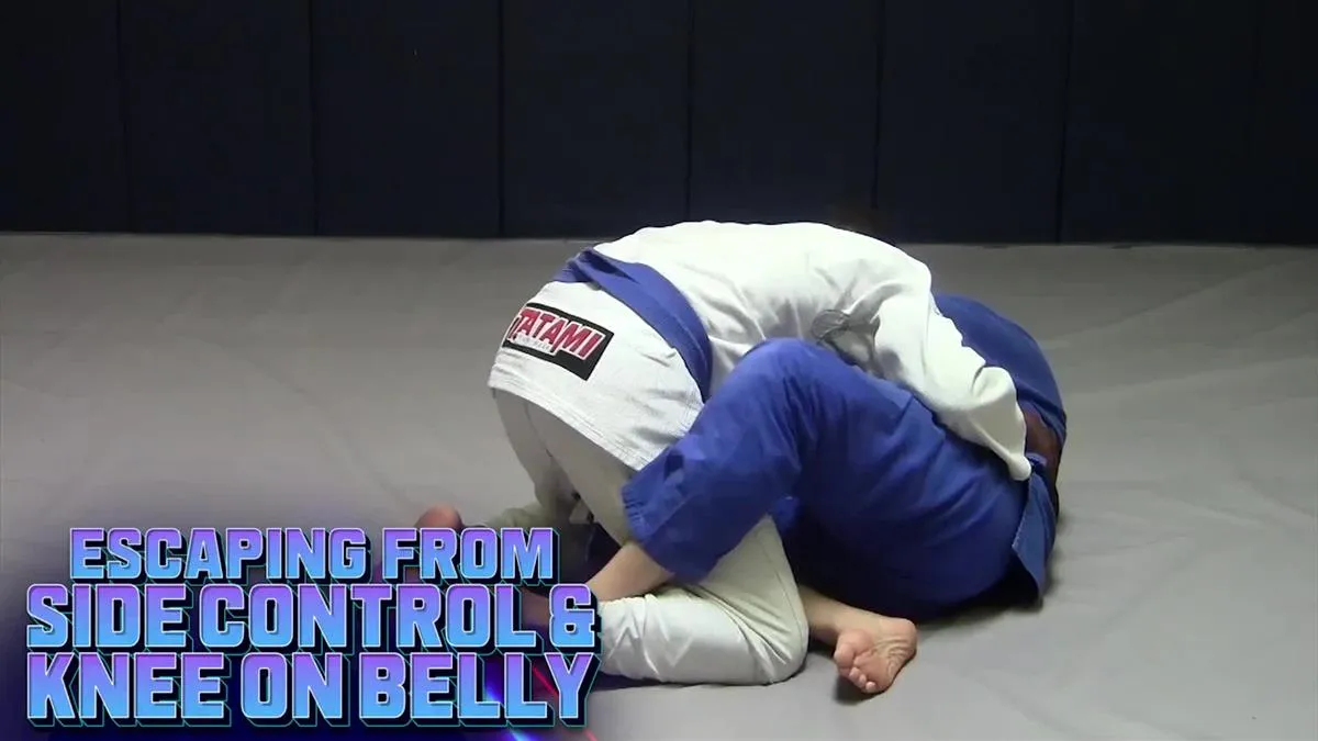 Escaping From Side Control and Knee on Belly by Ante Dzolic