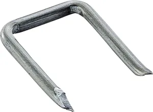 Gardner Bender MS-150 Cable Staple, 1/2 in W Crown, 1-1/4 in L Leg, Metal, Graphite, 100/PK :BX100: QUANTITY: 1