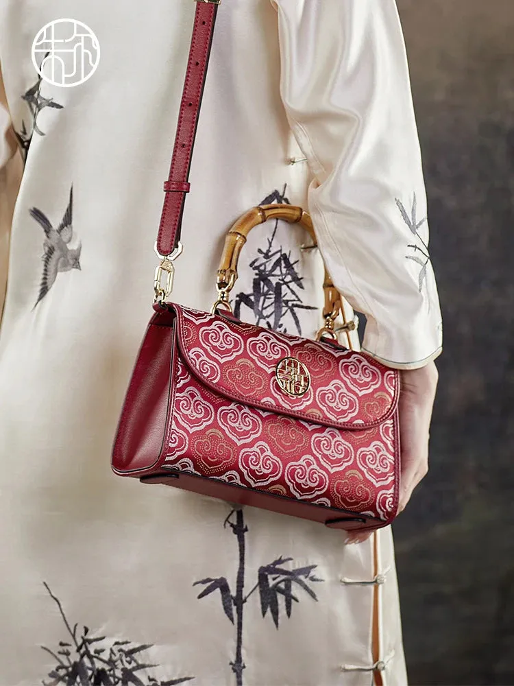 High End Leather Handcraft Handbag