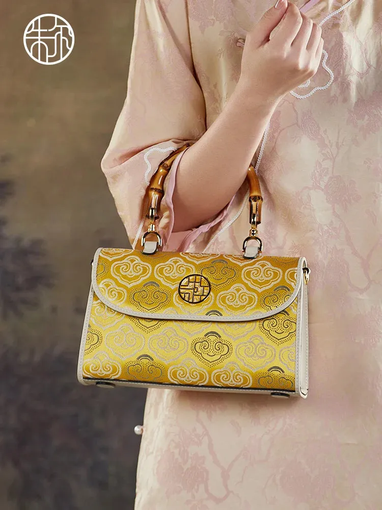High End Leather Handcraft Handbag