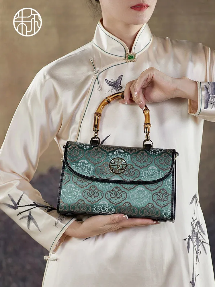 High End Leather Handcraft Handbag