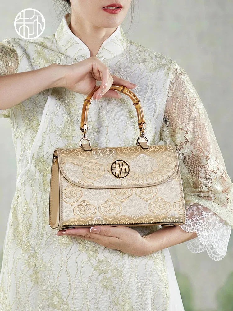 High End Leather Handcraft Handbag