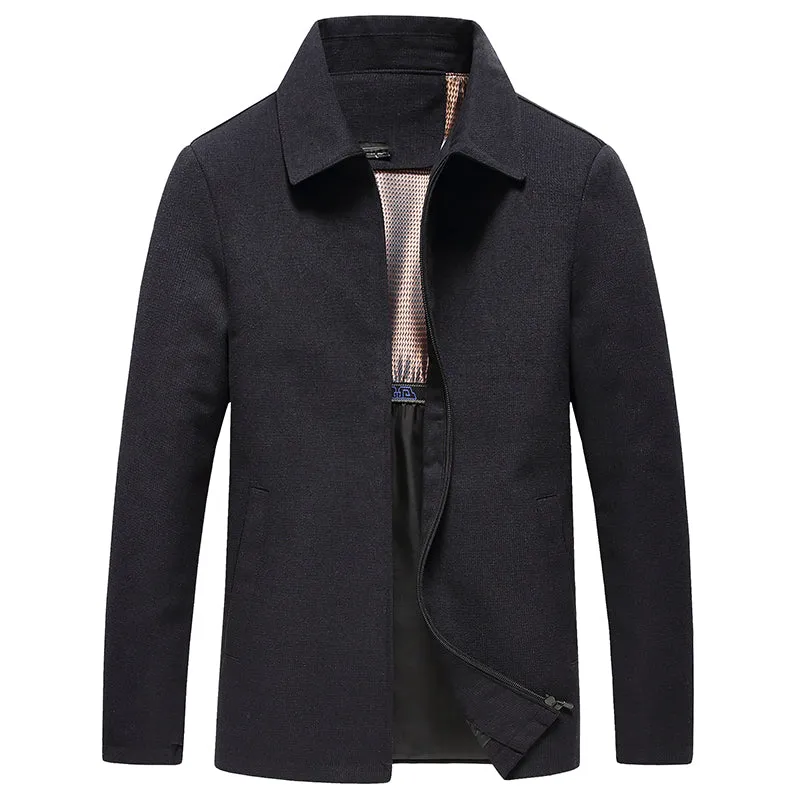High Quality New Brand Casual Fashion Lapel Autumn Winter Mens Coat