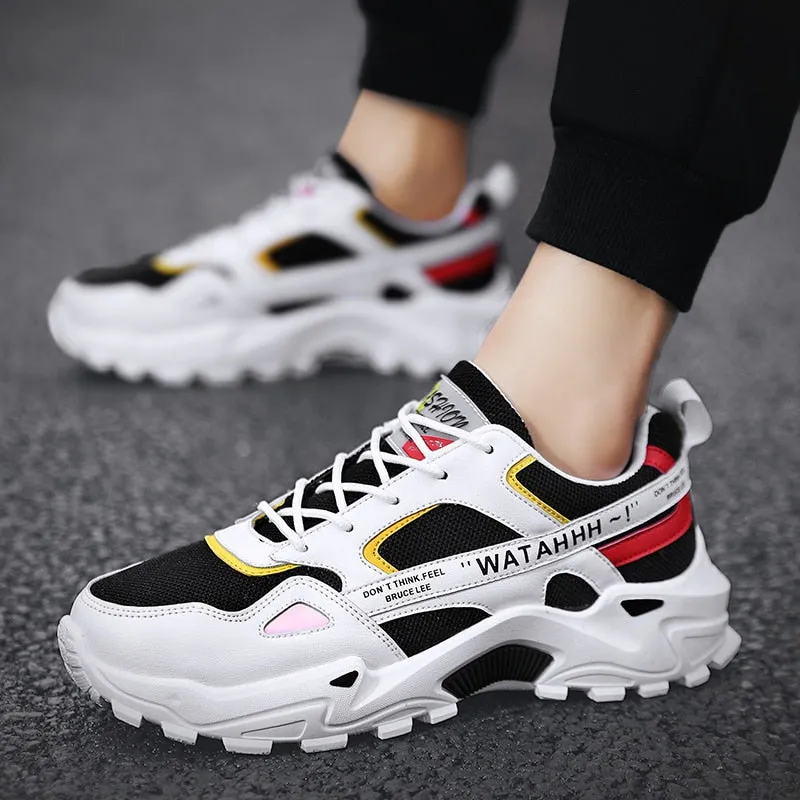 Hot Style New Mesh Shoes Men Casual Comfortable Breathable Sneakers Men Lace-up Lightweight Outdoor Man Shoes Zapatillas Hombre