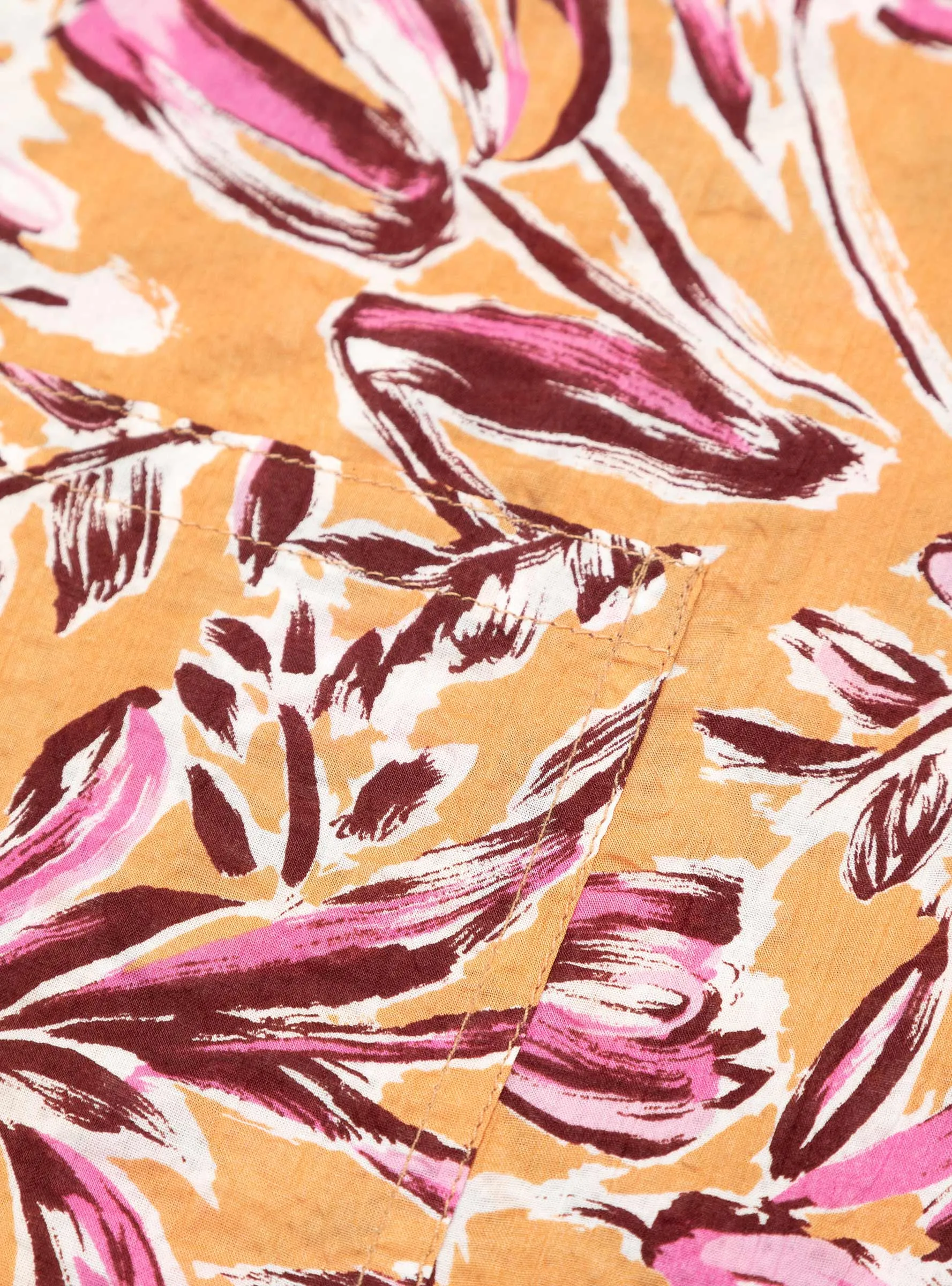 Kabana Shirt Orange Floral