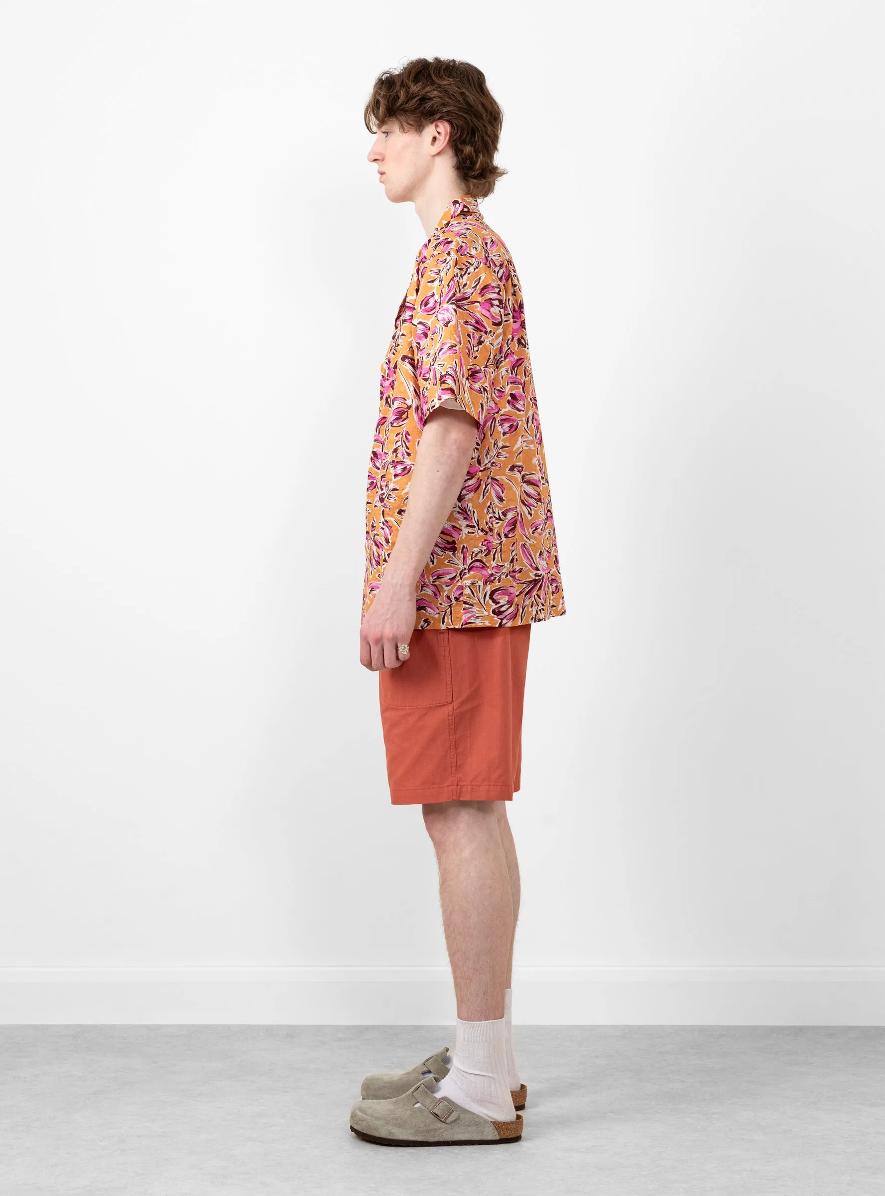 Kabana Shirt Orange Floral
