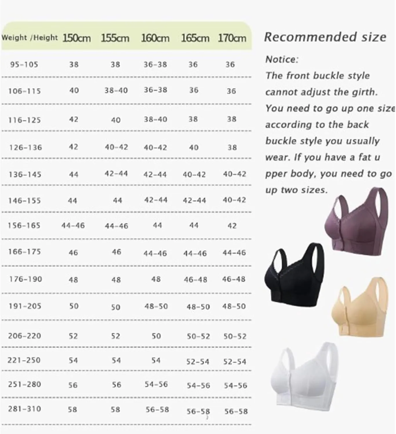 luxysense moona Bra for Senior Emily Charm Front Closure Bras for Seniors luxsense Bra Front Closure