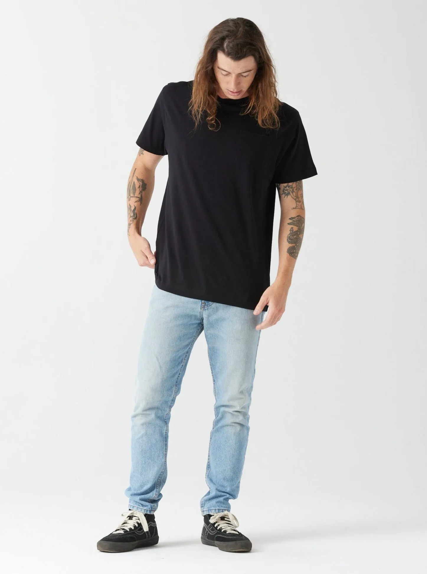 Men's Heavyweight Pocket Tee - Black