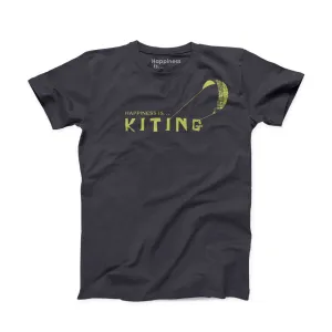 Men's Kiting T-Shirt, Vintage Black