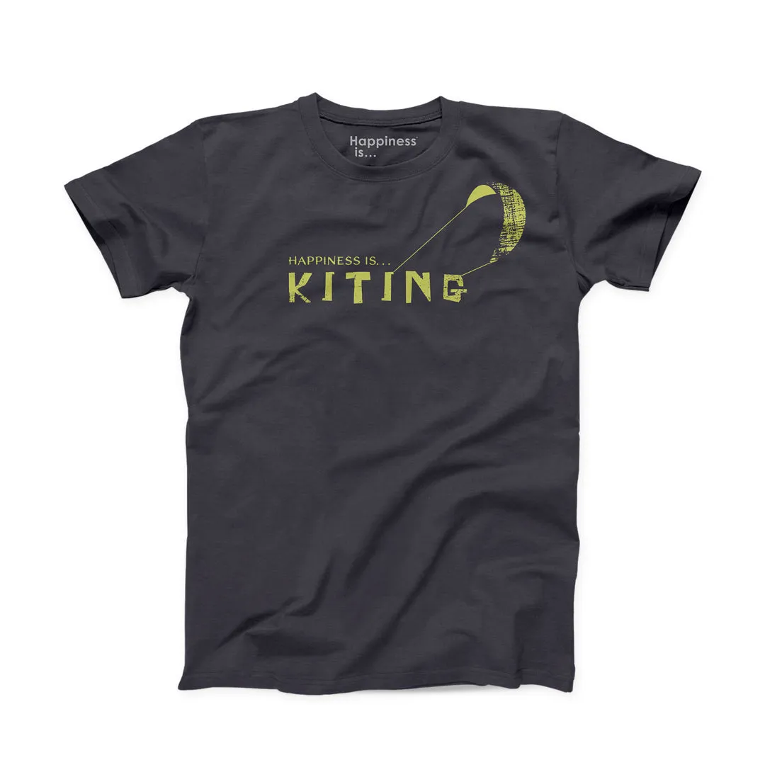 Men's Kiting T-Shirt, Vintage Black