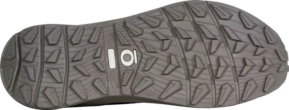 Mens Oboz Katabatic Wind Low Hiking Shoes in Raven - Lightweight, Durable, and Breathable Outdoor Footwear