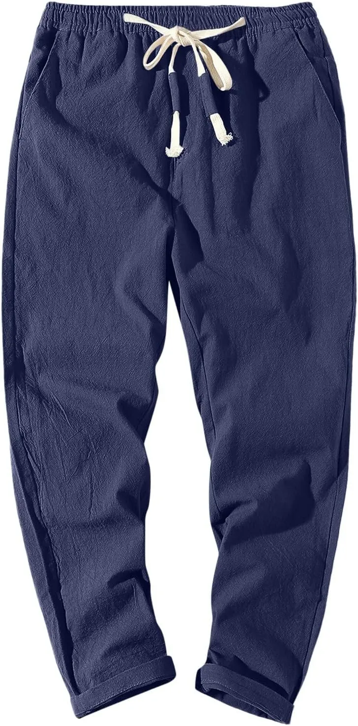 Mens Sweatpants with Pockets Big and Tall Straight Sweatpant Men's Athletic Sweatpants Casual Loose Fit Trousers High
