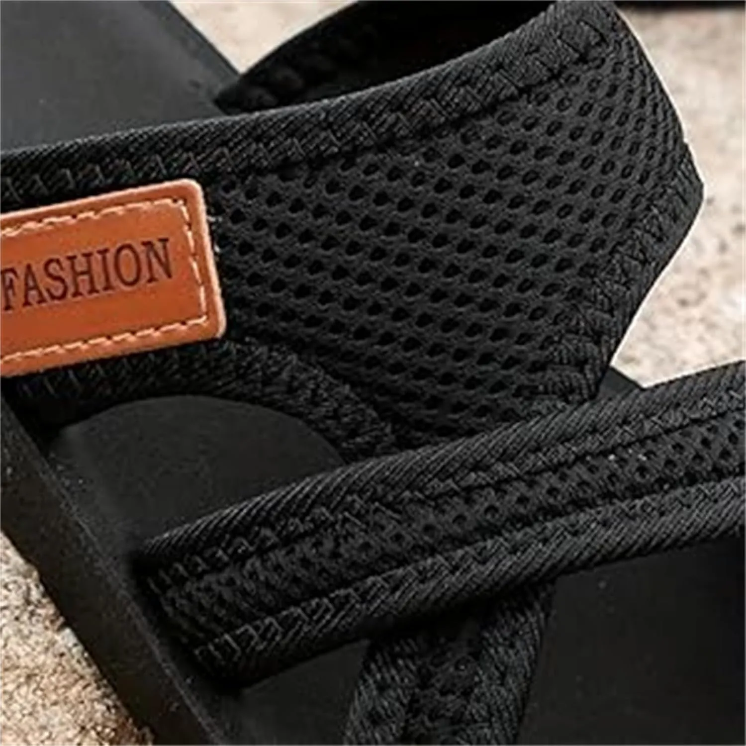Mesh Flip Flops for Women Summer Orthopedic Sandals with Arch Support Breathable Wide Width Sandals Comfortable Beach Shoes